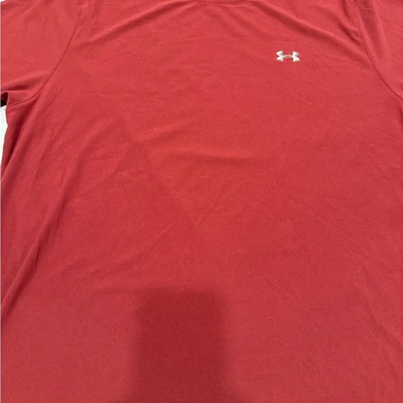 Under Armour Red/Burgundy Tactical HeatGear Tee Men's T-Shirt Large - Picture 4 of 13